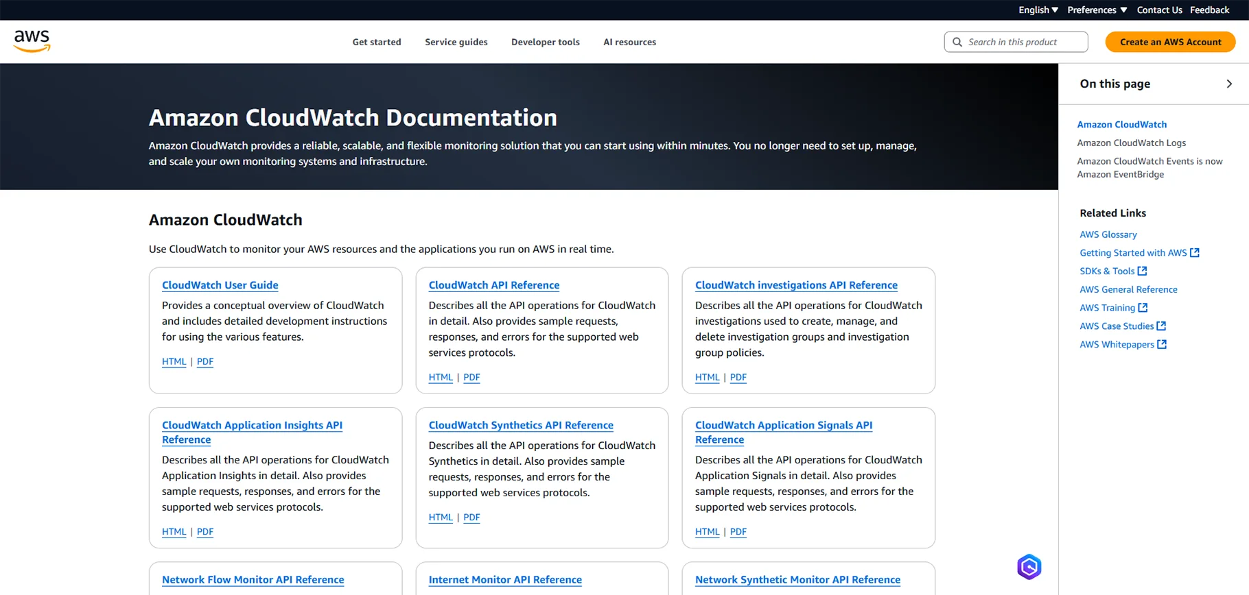 Amazon CloudWatch