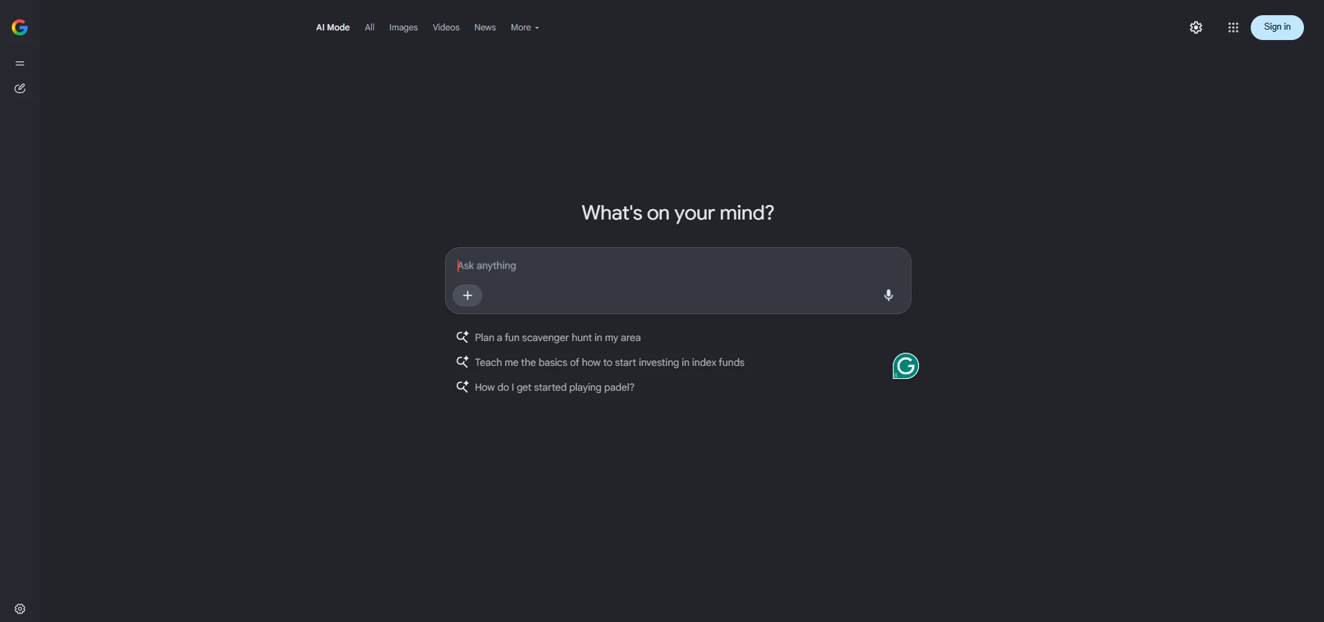 Google AI Mode