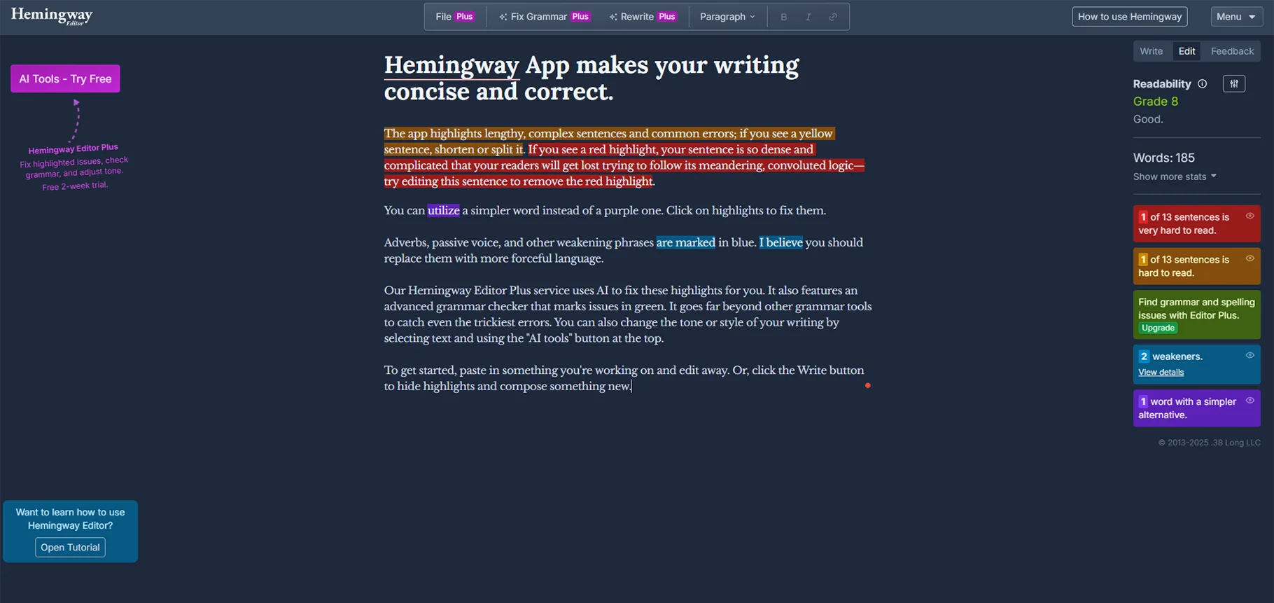 Hemingway App.webp