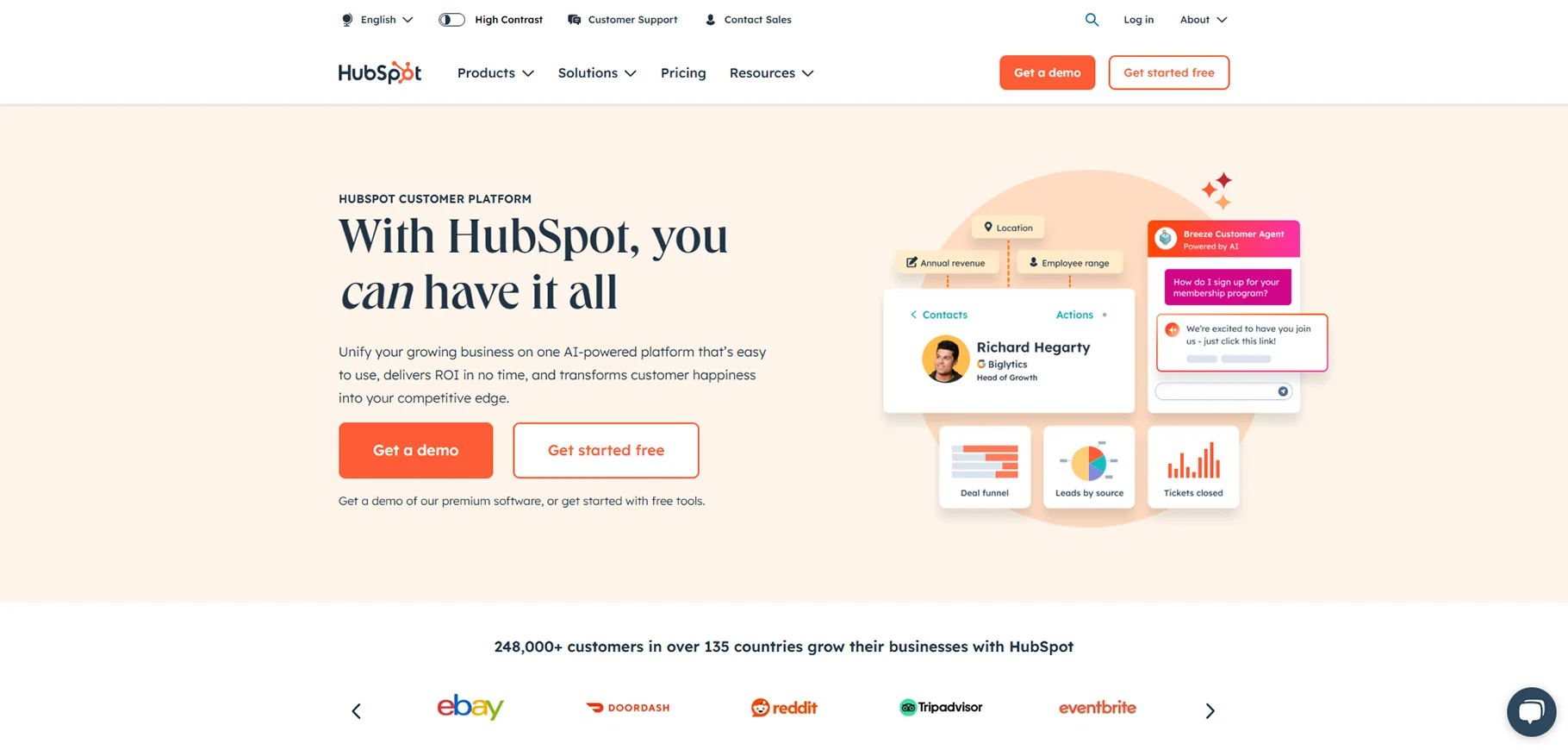 Hubspot Breeze