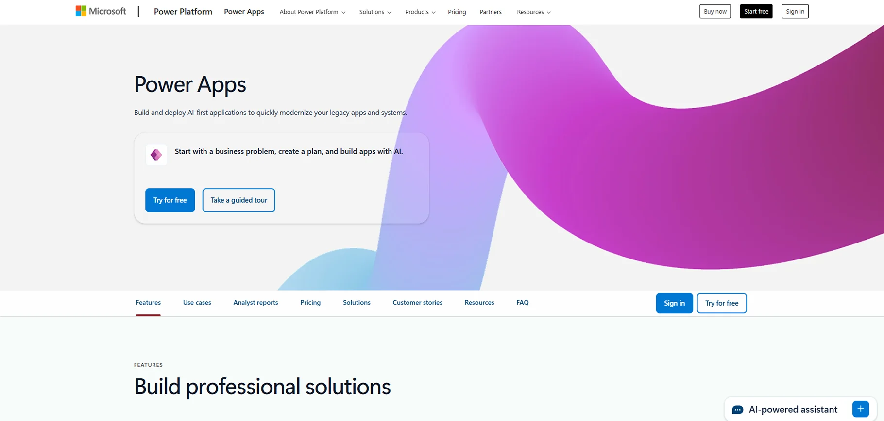 Microsoft Power Apps