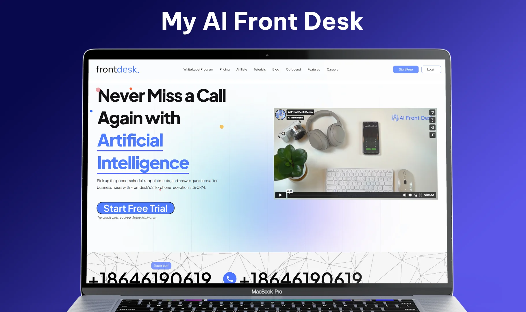 My AI Front Desk