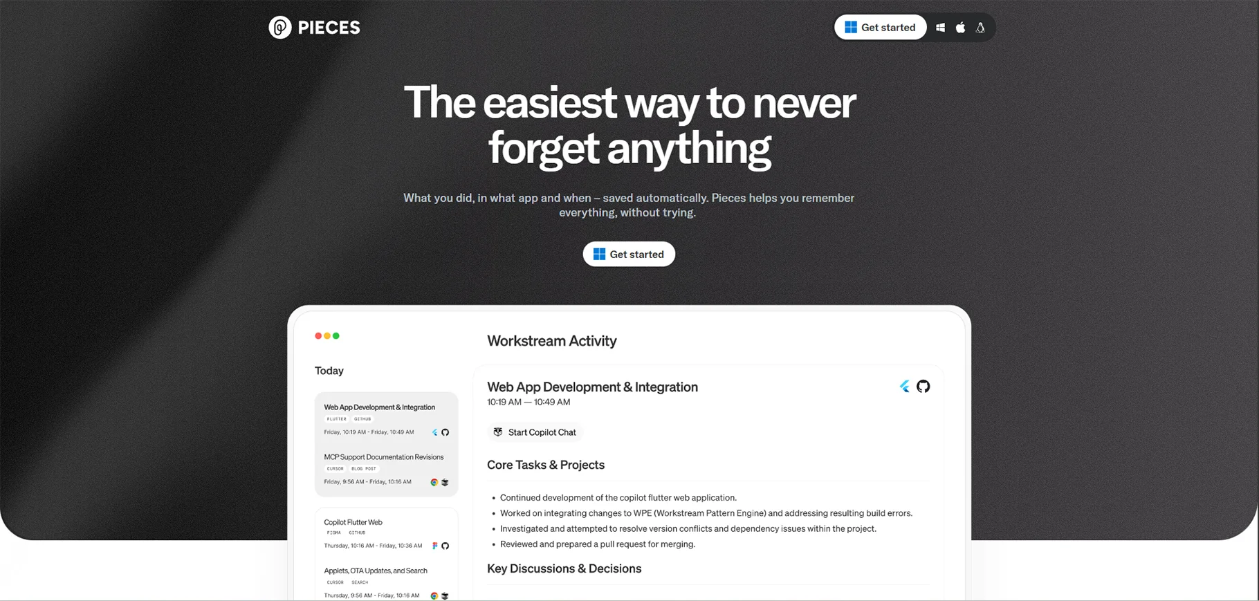 Pieces for Developers