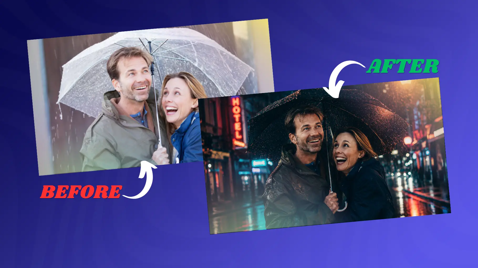 Rainy City Night - Moody & Romantic