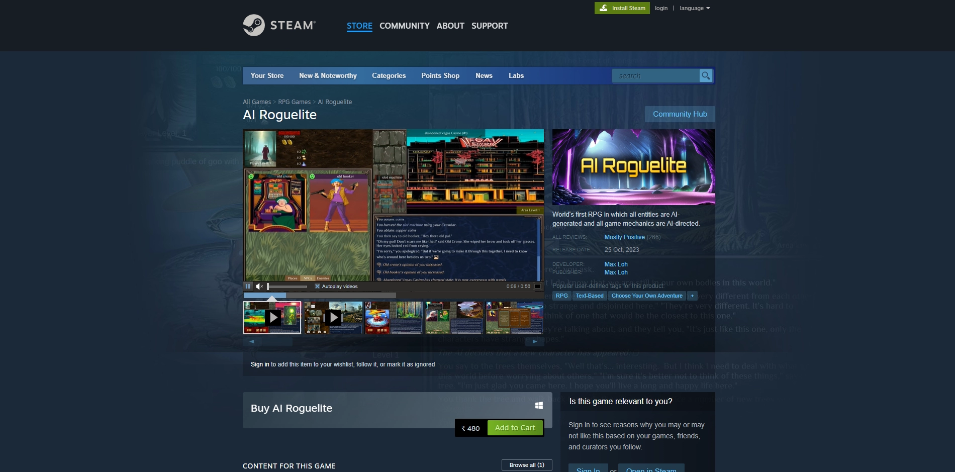 AI Roguelite