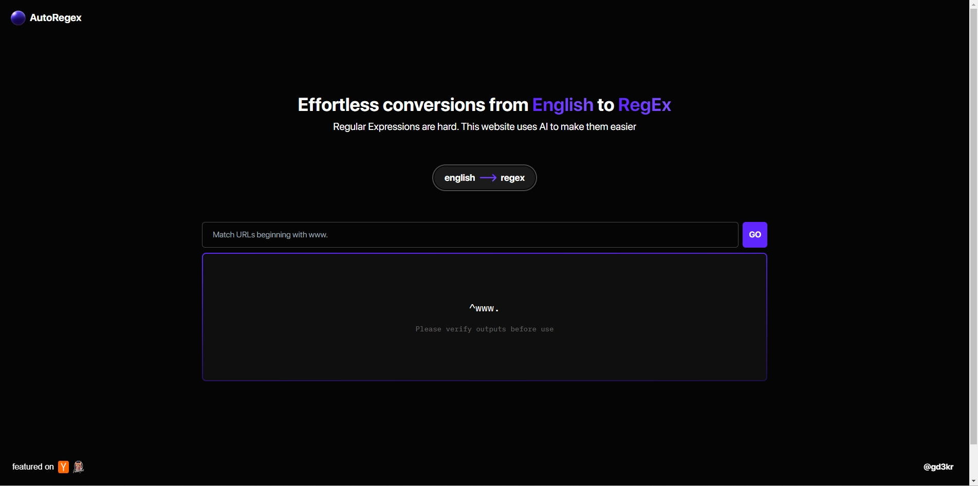 AutoRegex