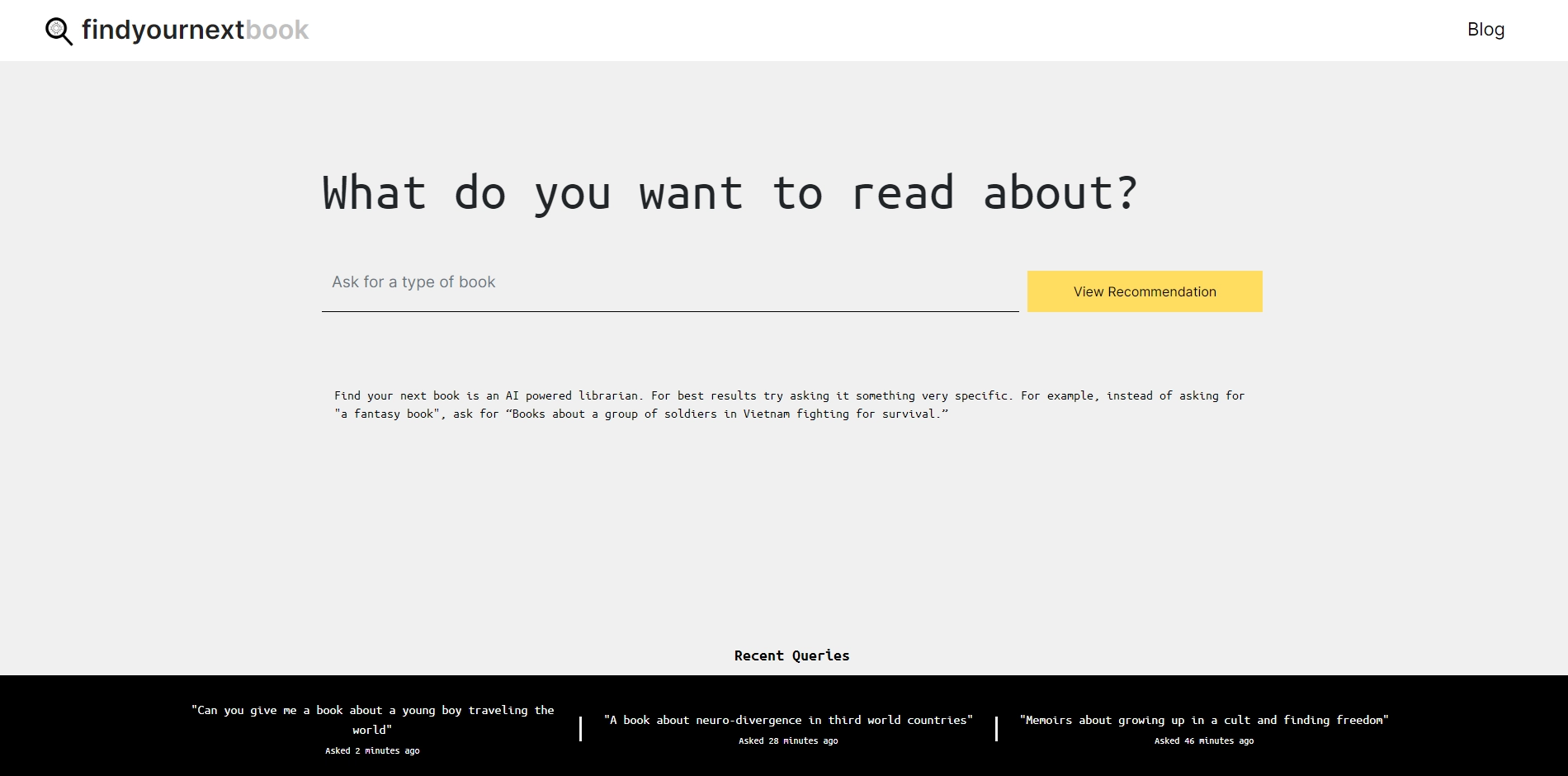 Find Your Next Book