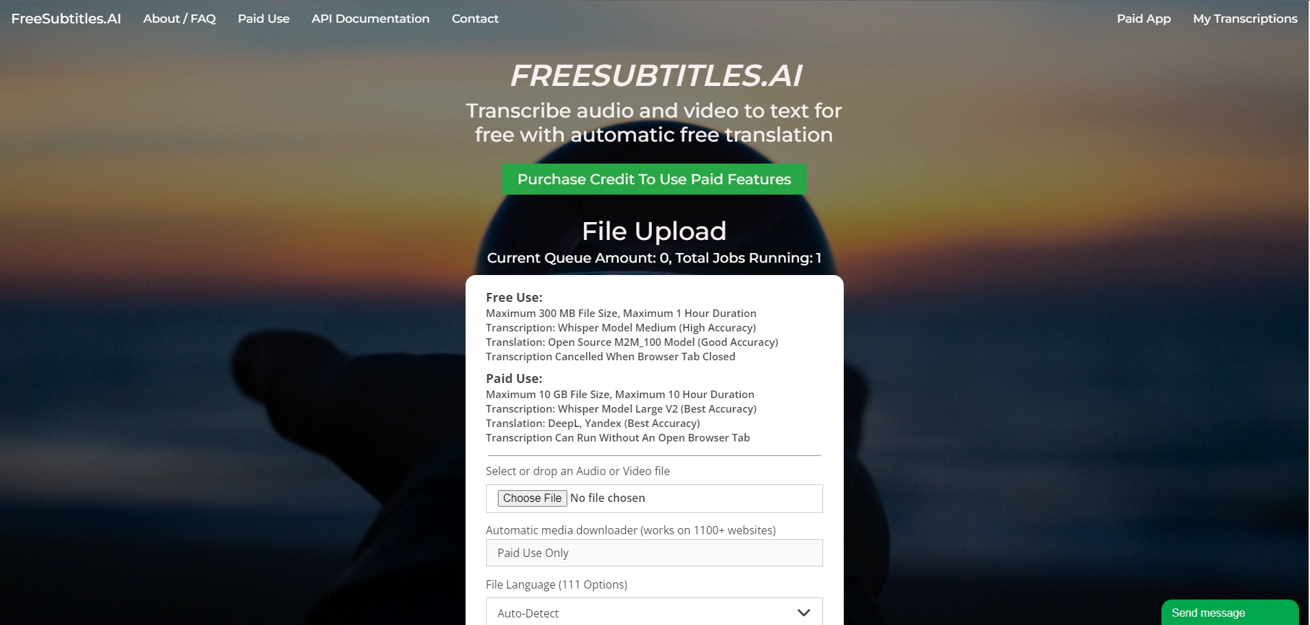 Free Subtitles AI