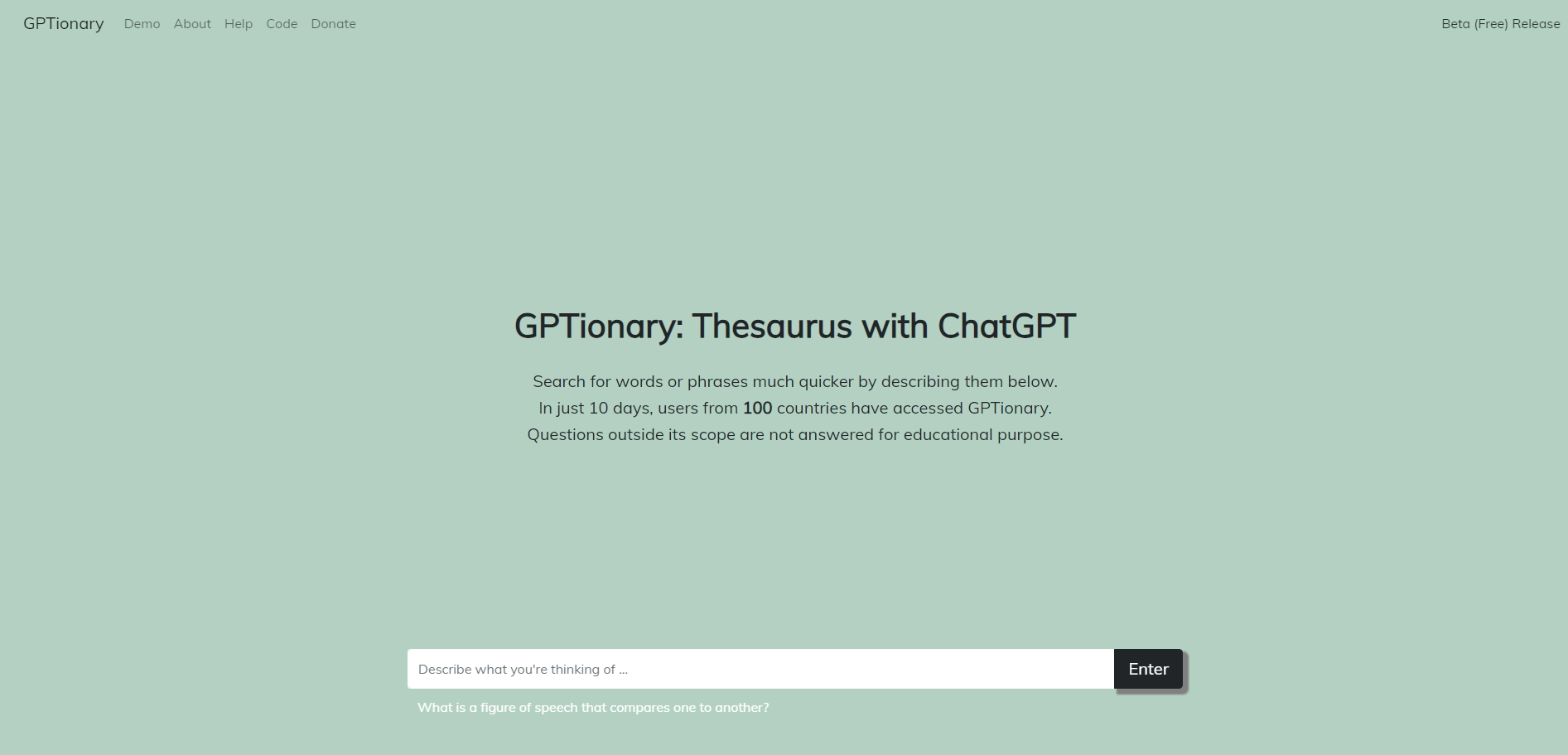 GPTionary
