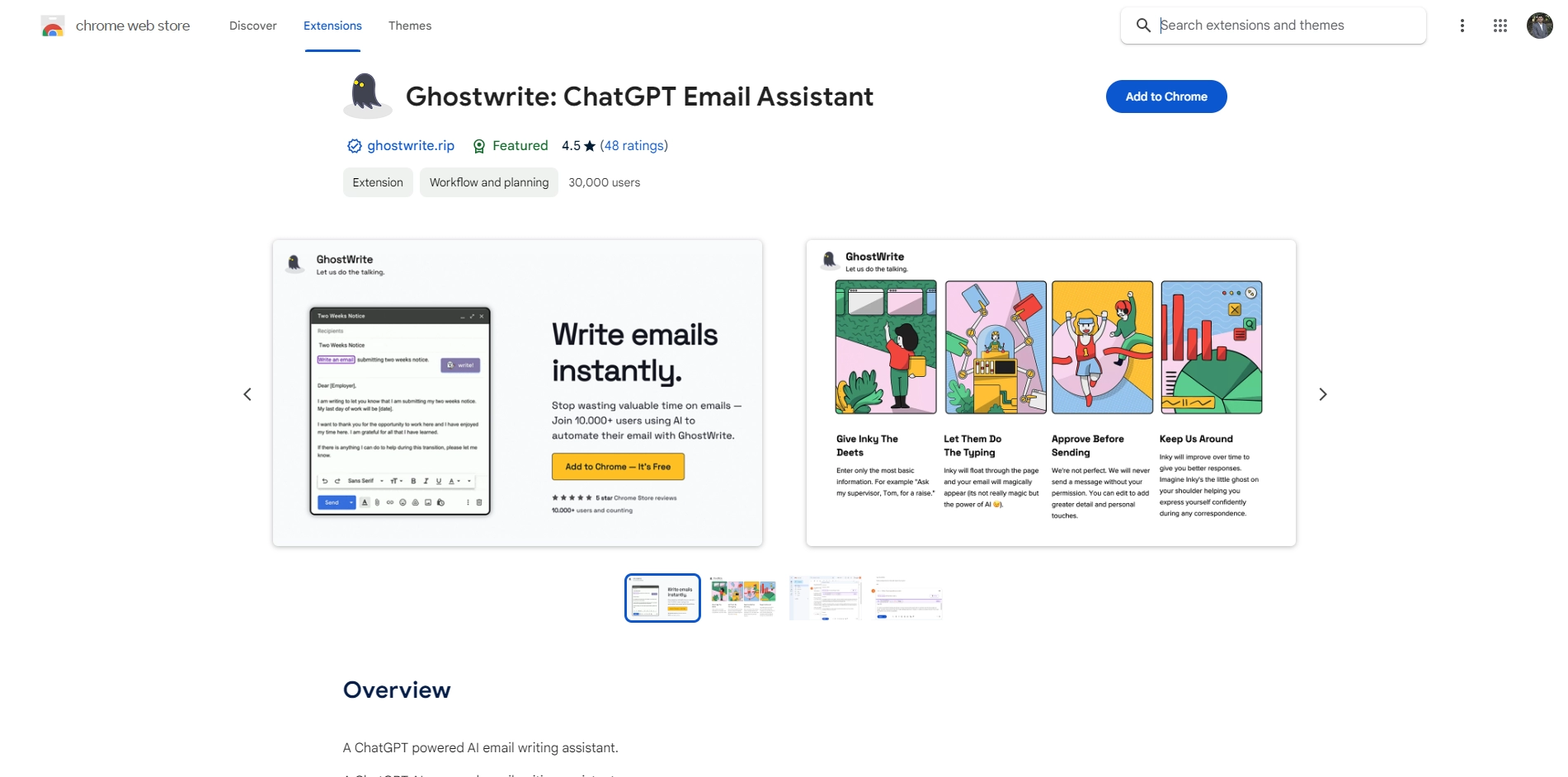 Ghostwrite