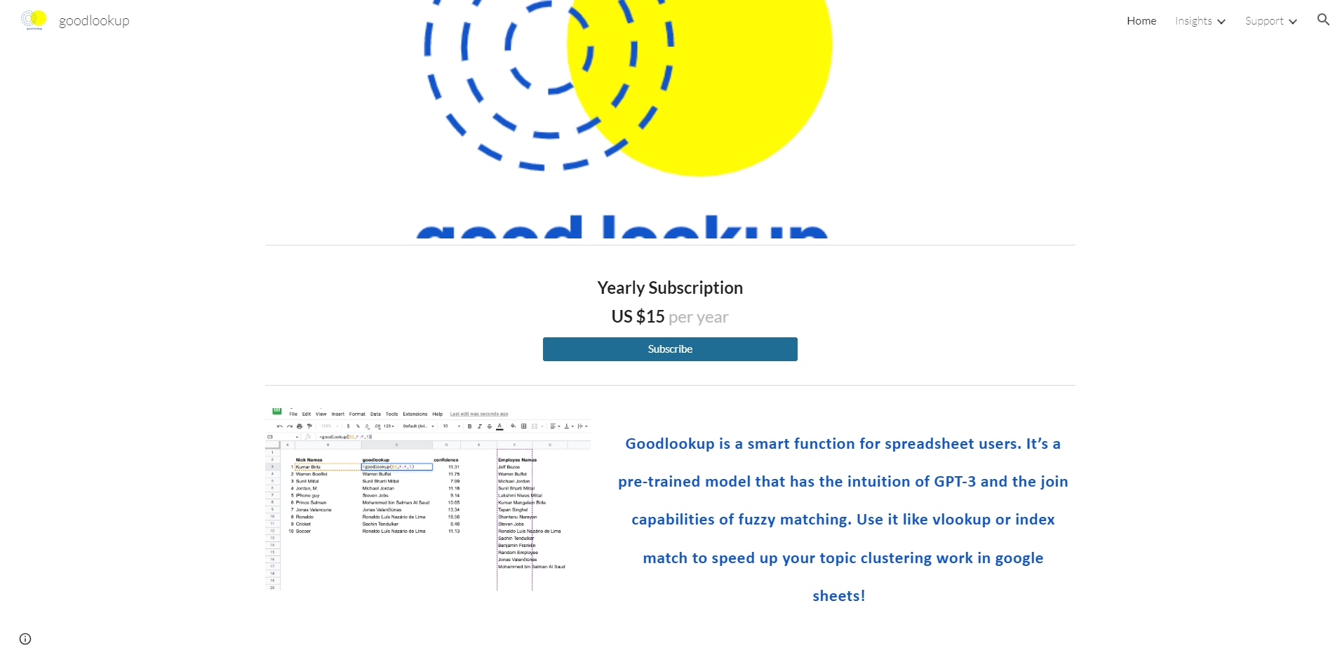 Goodlookup