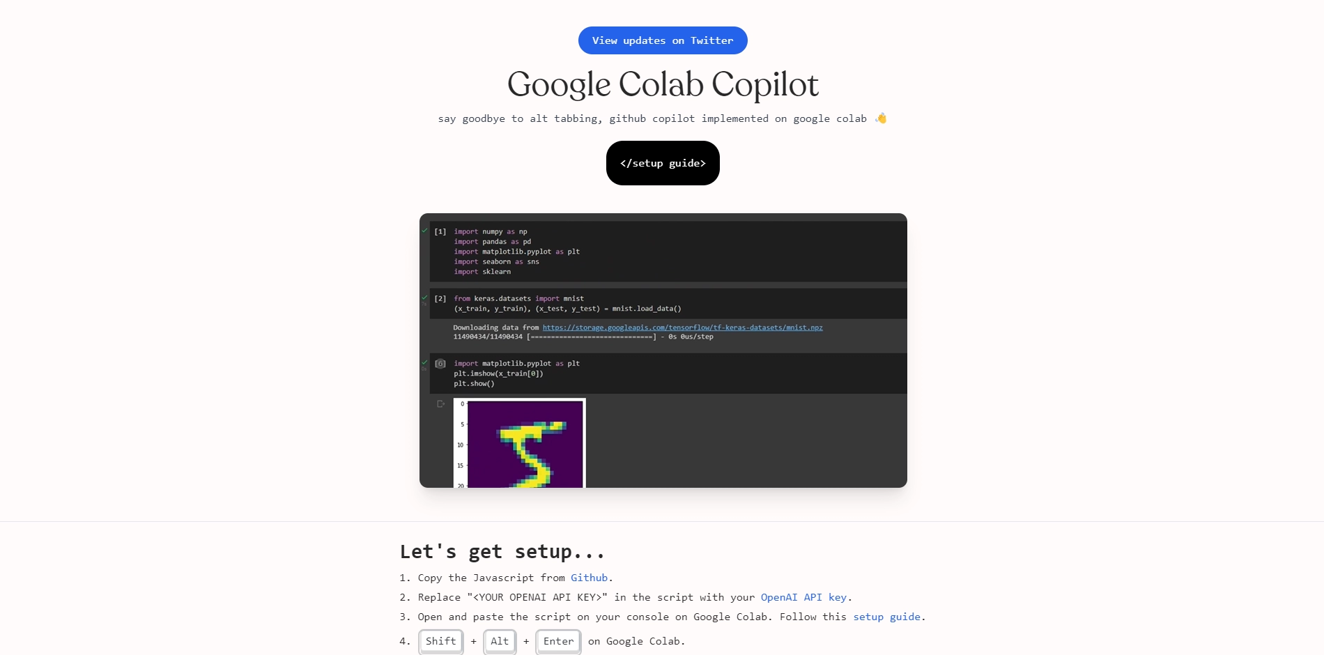 Google Colab Copilot