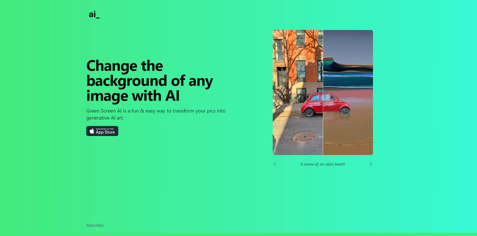 Green Screen AI