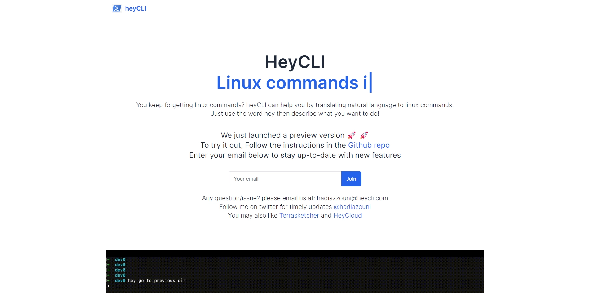 HeyCLI