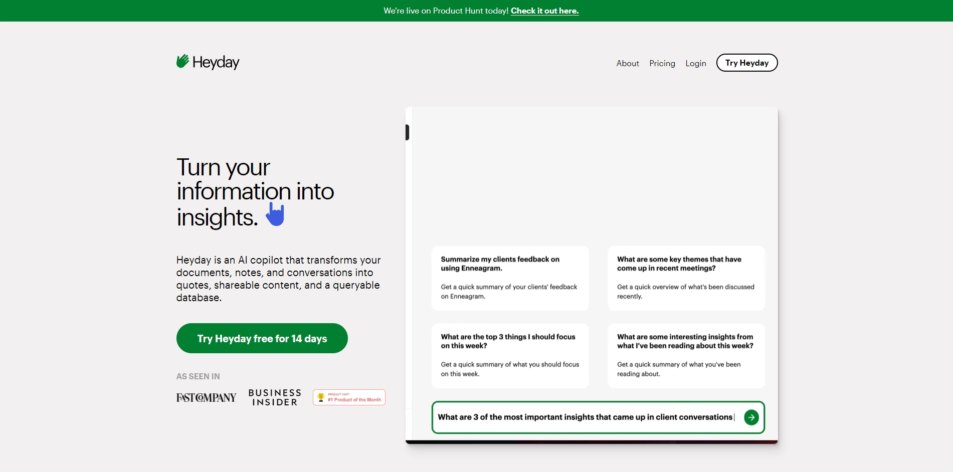 Heyday AI Copilot 