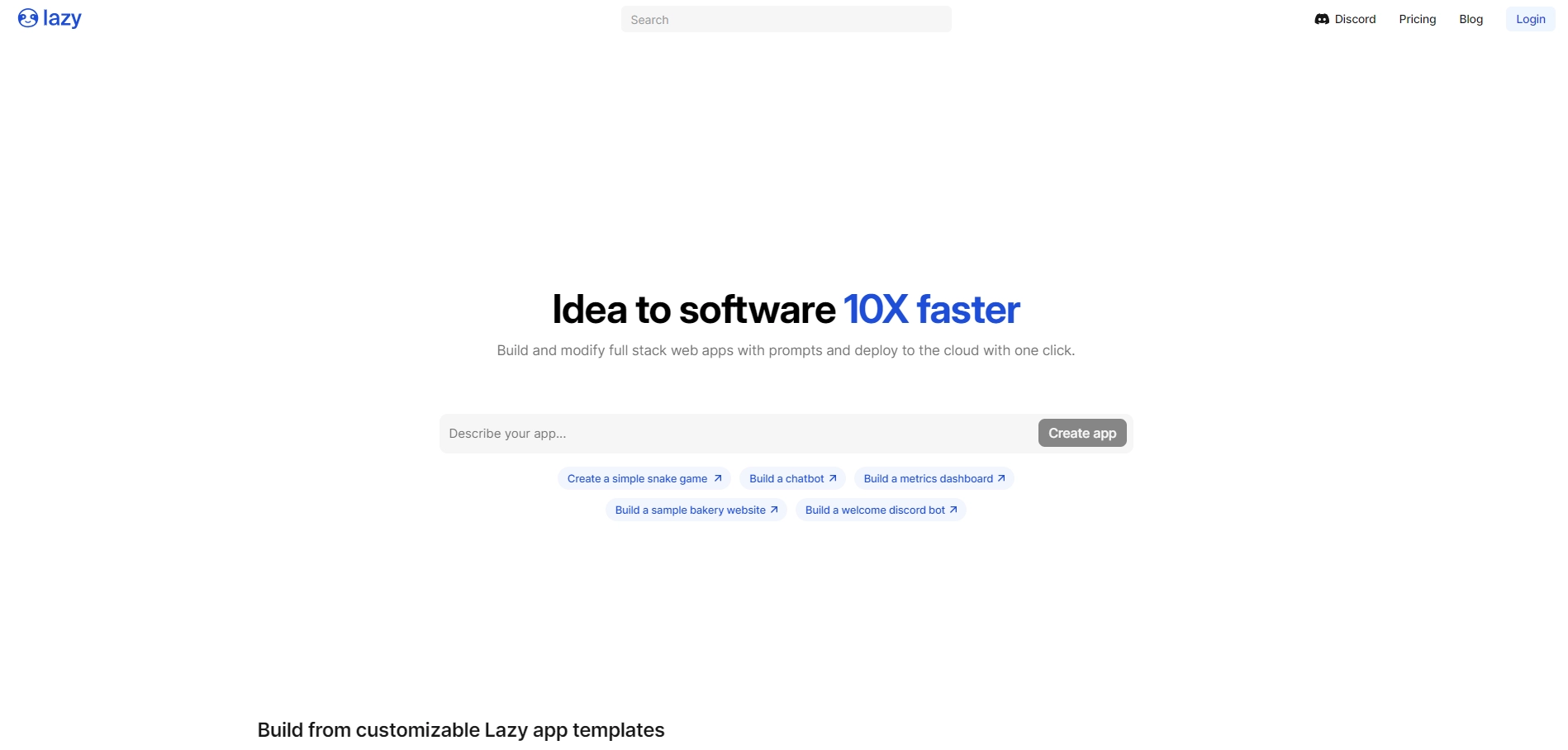 Lazy AI