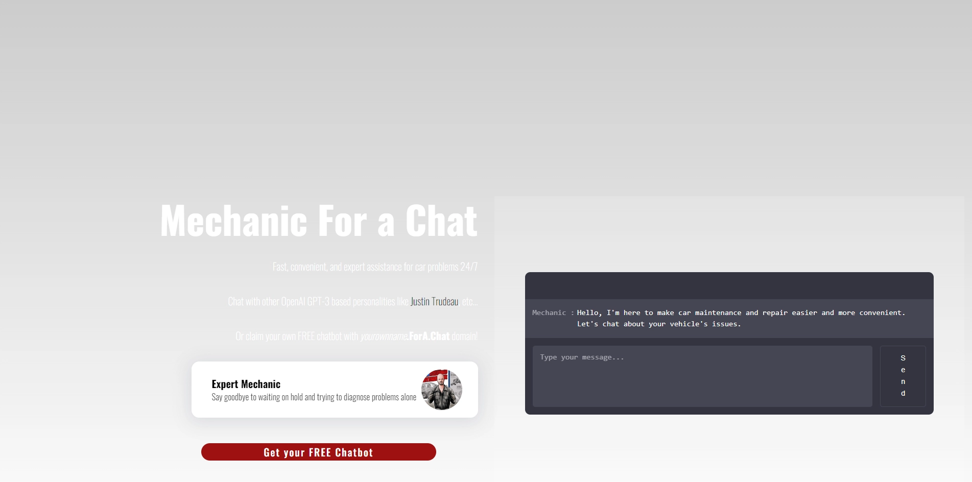 Mechanic For A Chat