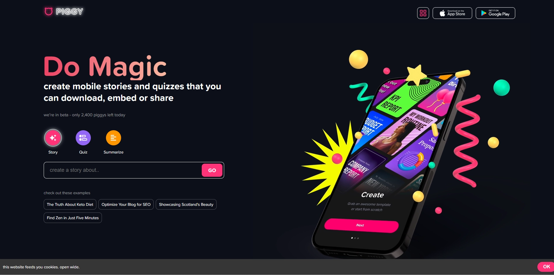 Piggy Quiz Maker