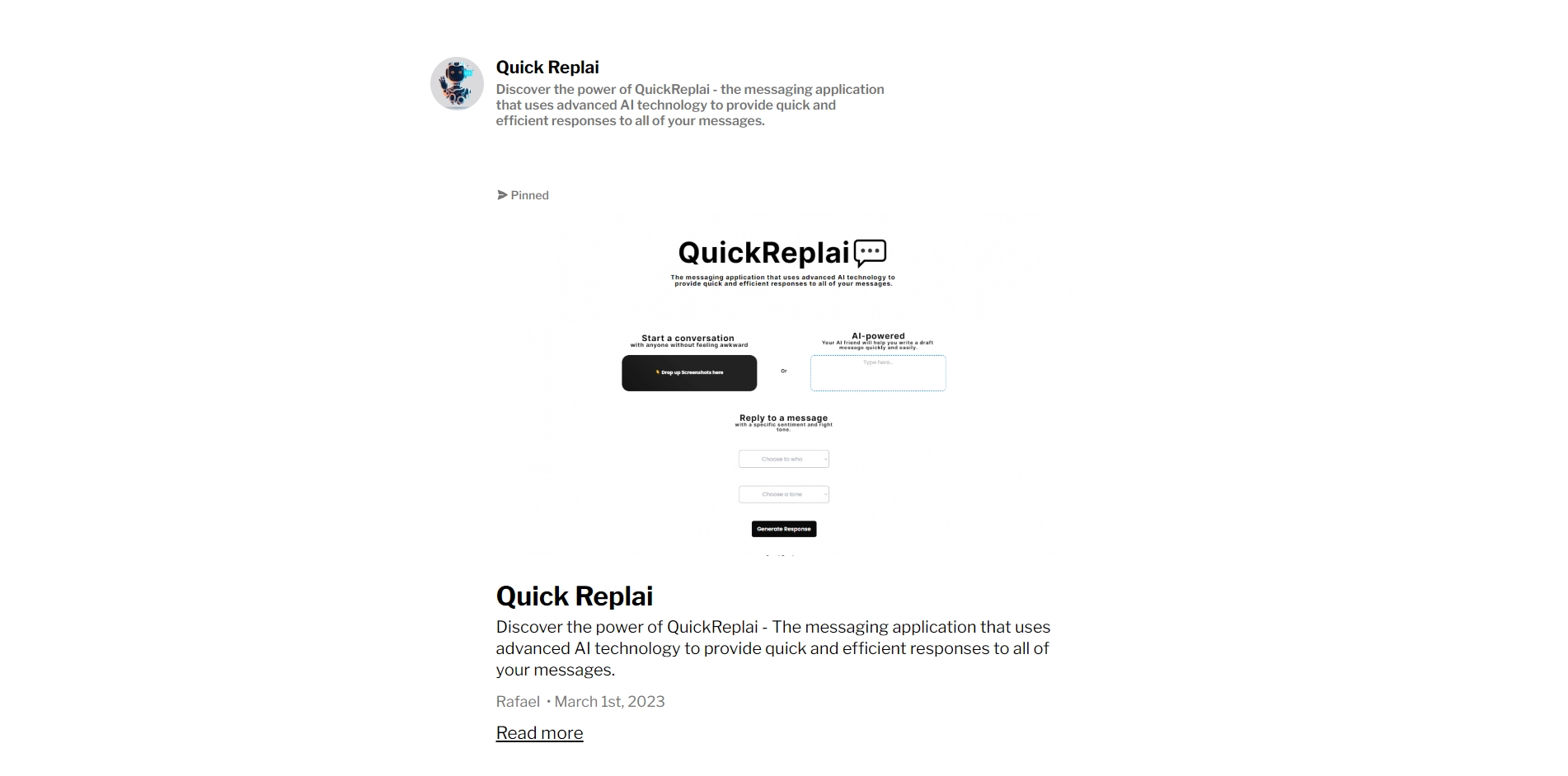 Quickreplai.com
