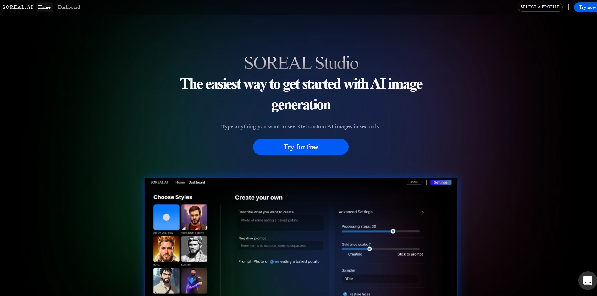 Soreal.AI Studio