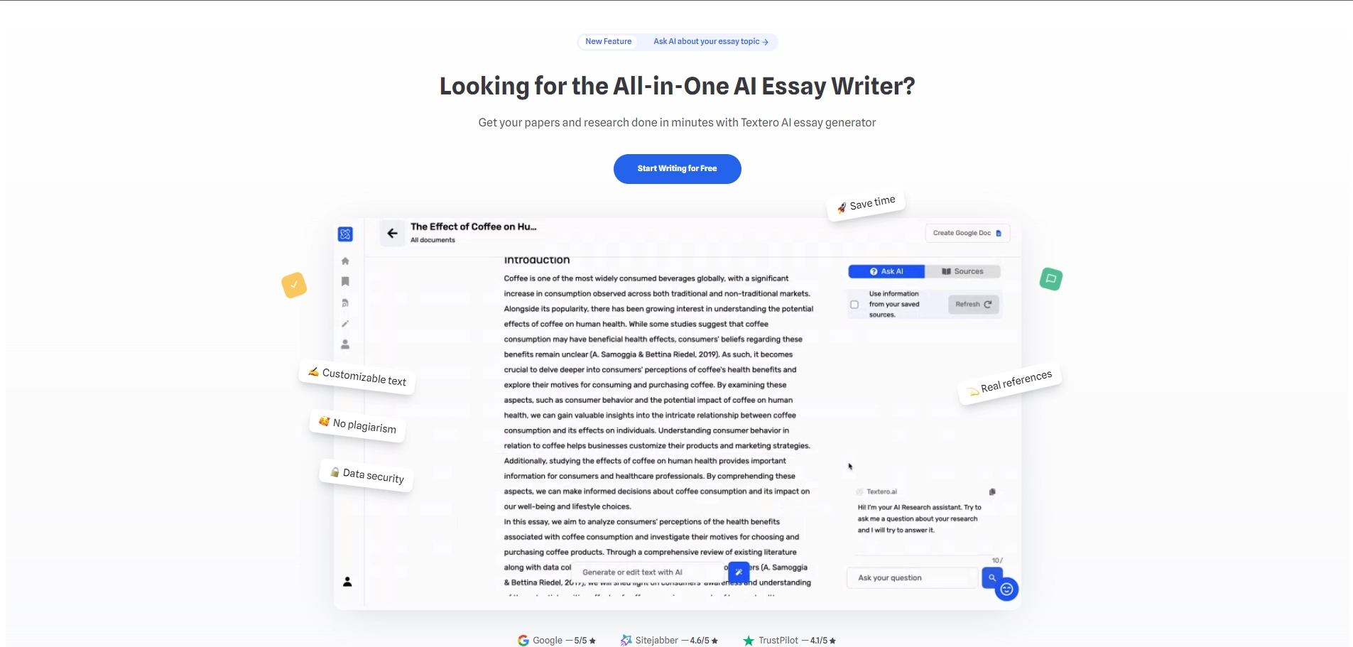 Textero AI Essay Writer 