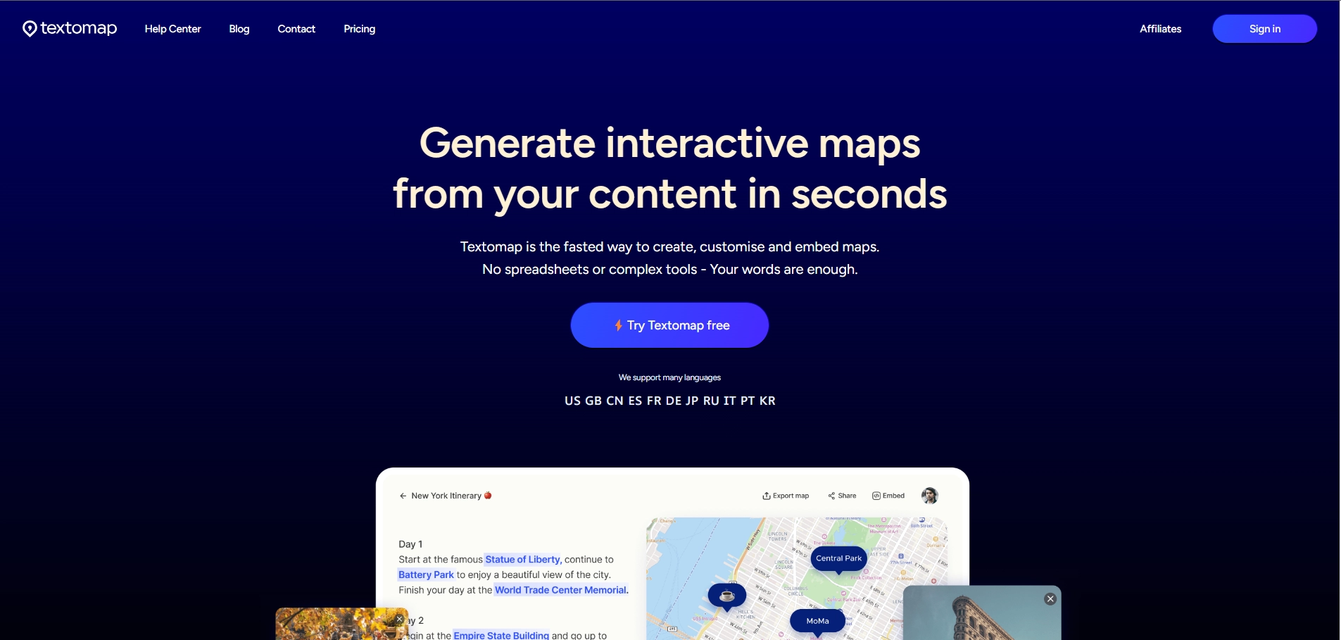 Textomap