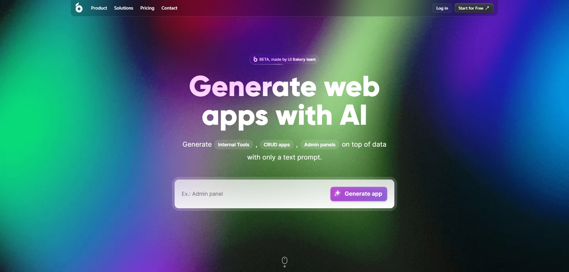 UI Bakery - AI App Generator