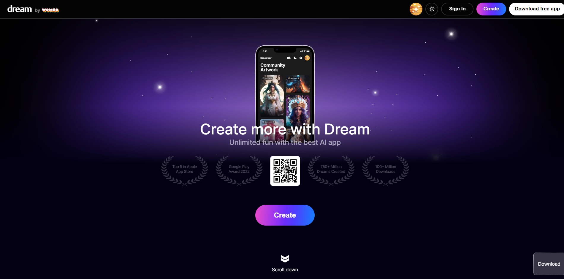 Dream AI By Wombo