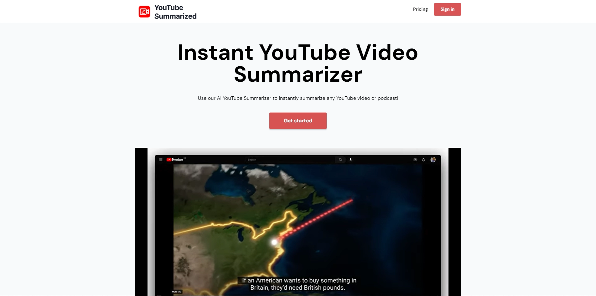 YouTube Summarized