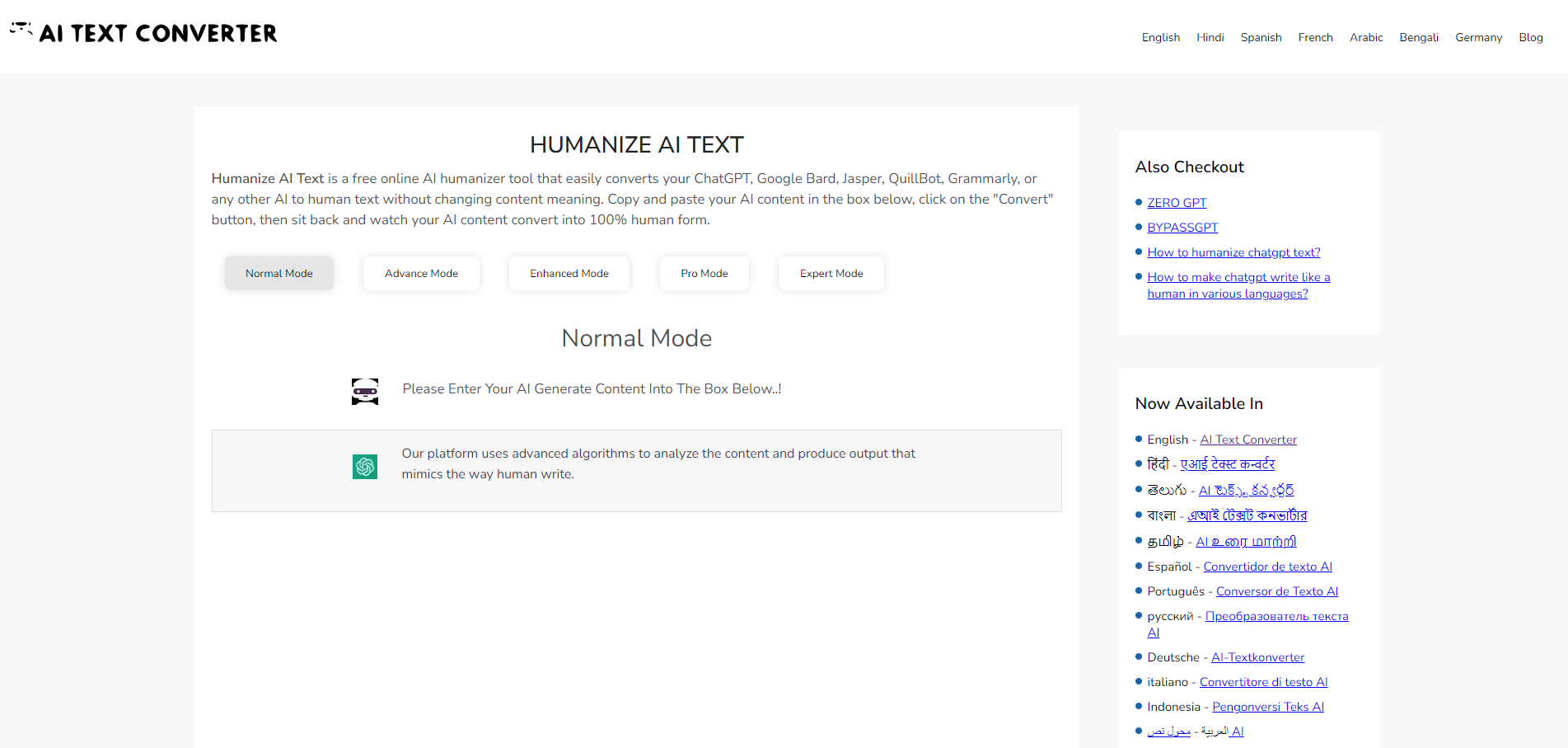 Humanize AI Text