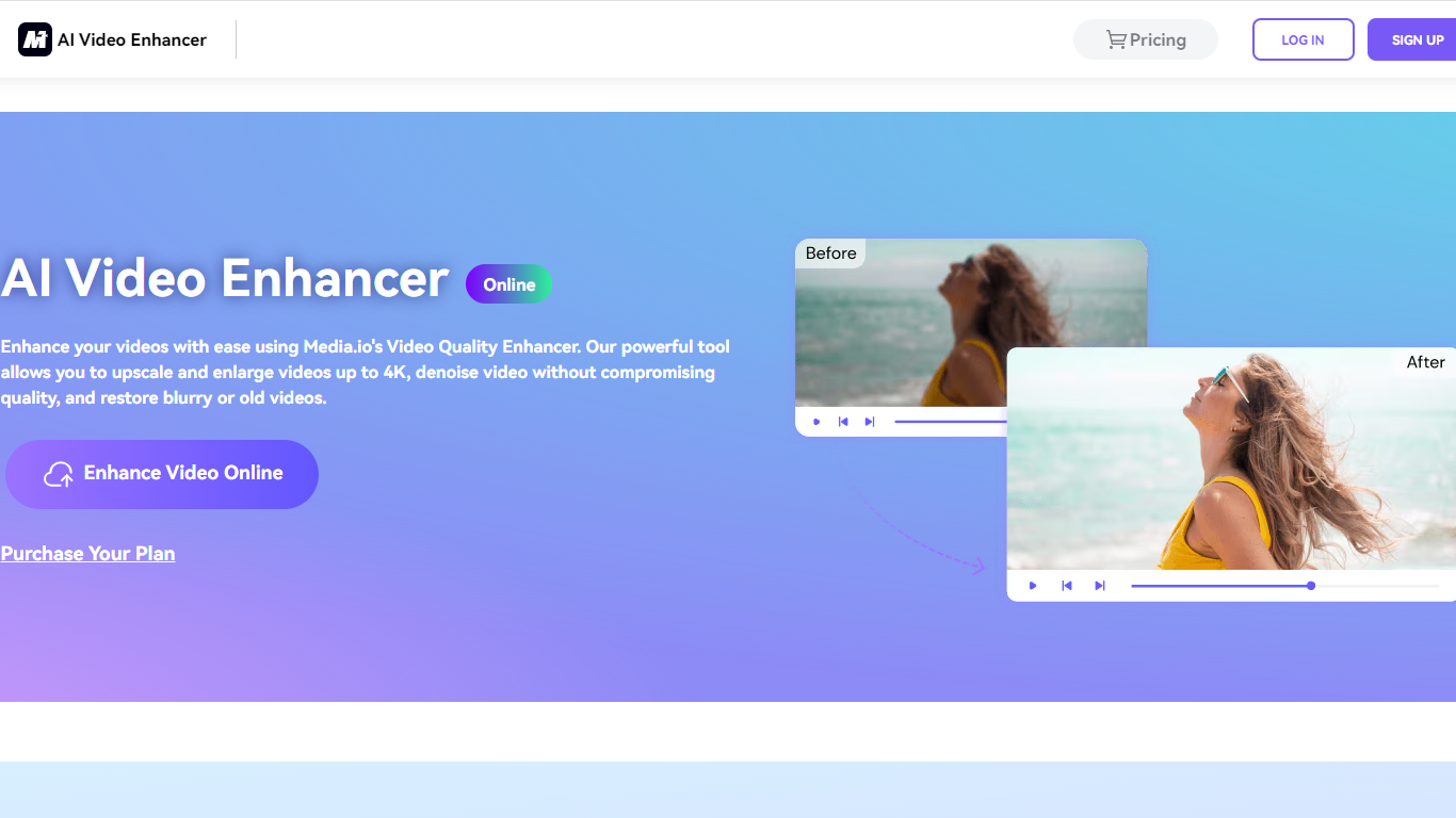 Media.io - AI Video Enhancer