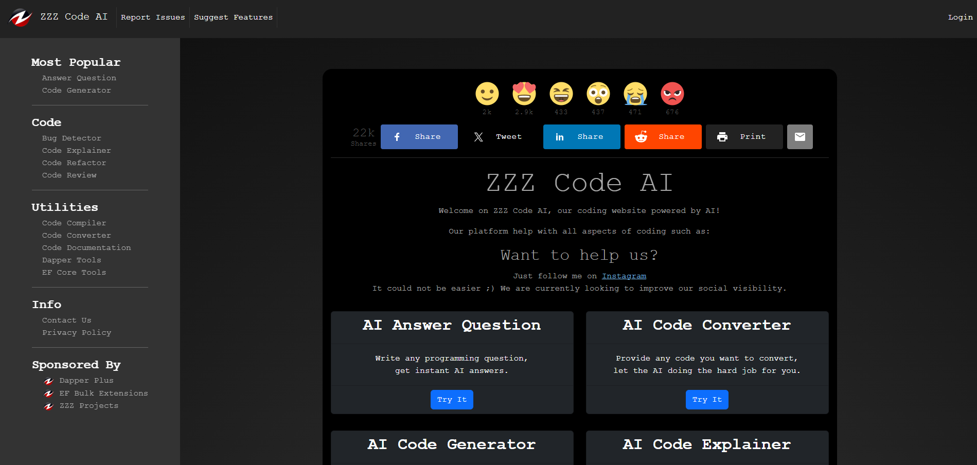 ZZZ Code AI