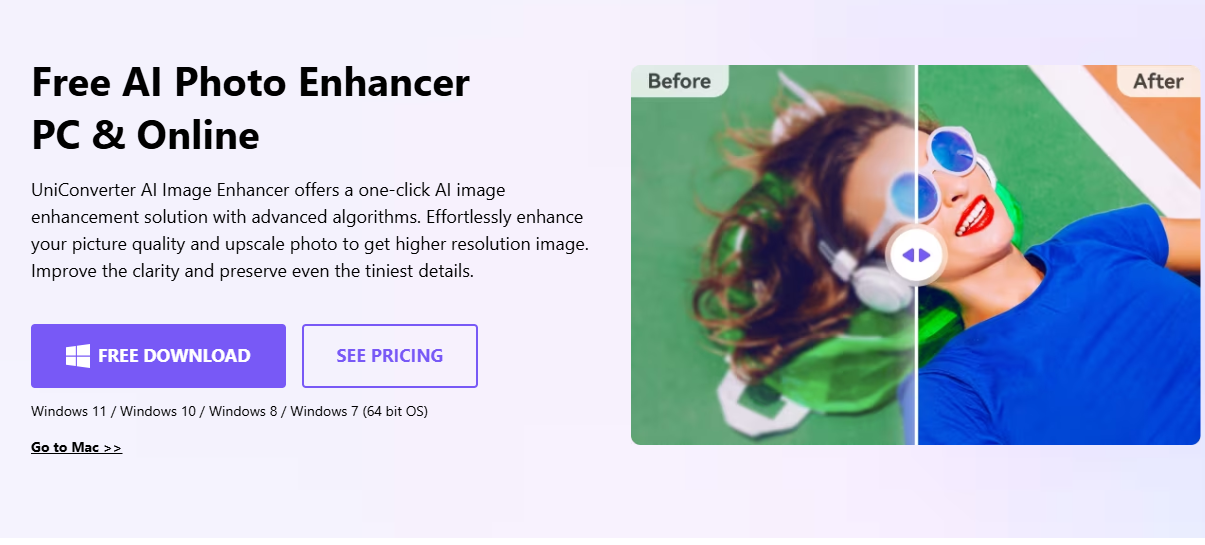 UniConverter AI Image Enhancer